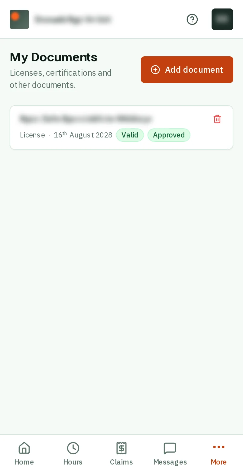 Tap Add document