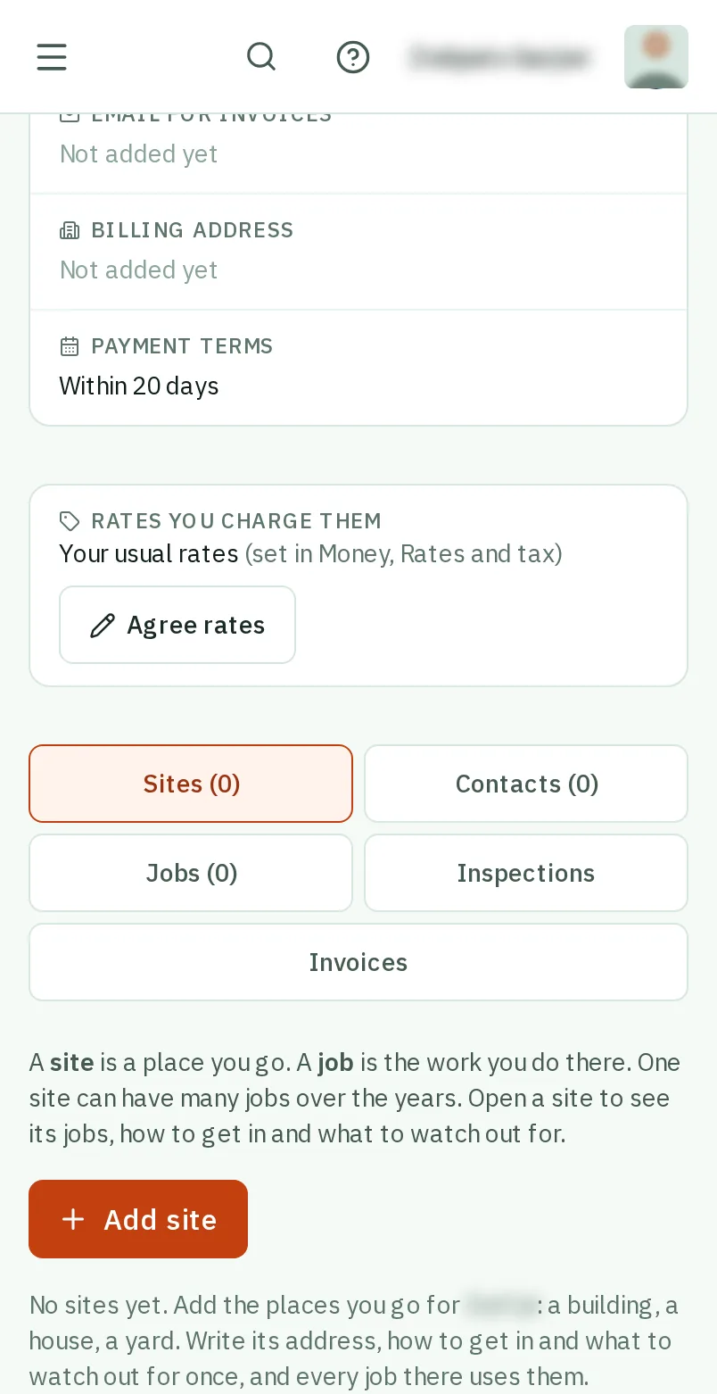 Add their site