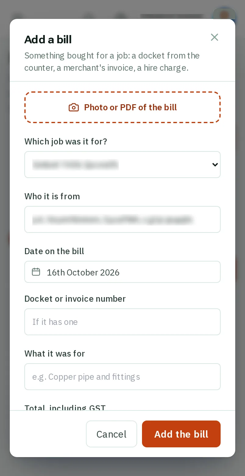 Choose the job