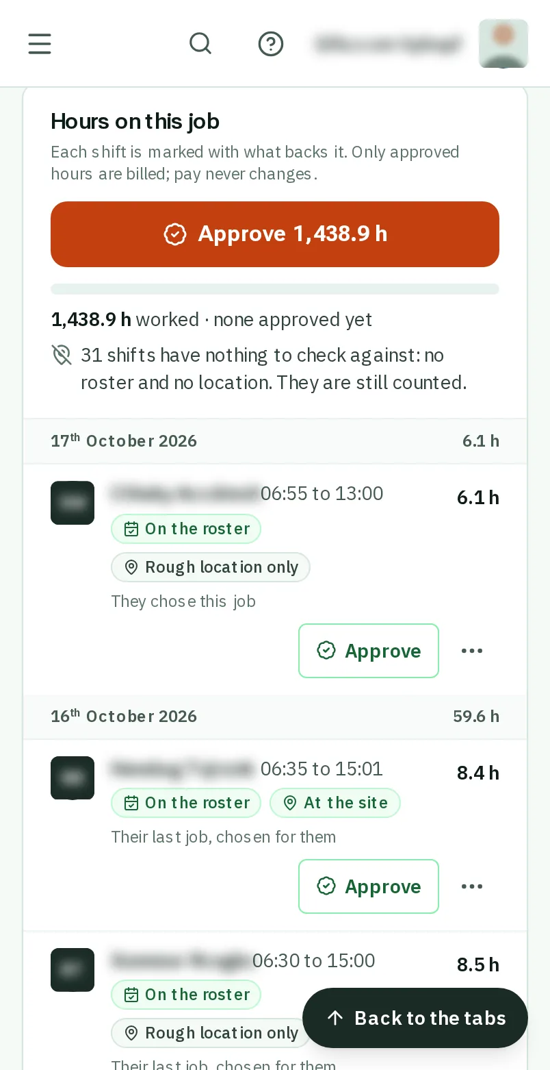 Read the marks