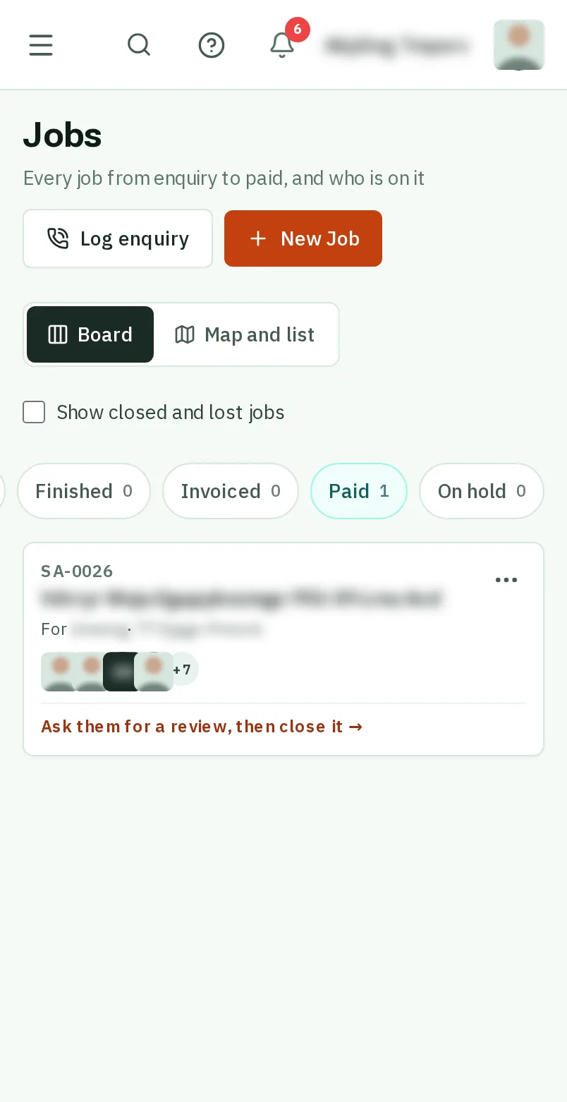 Open the paid job