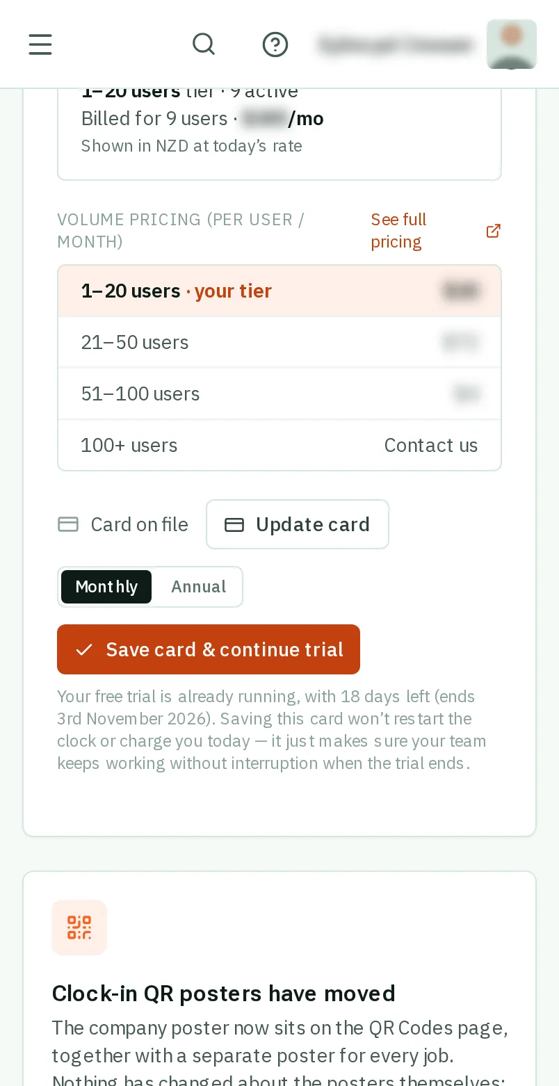 Pay yearly and save