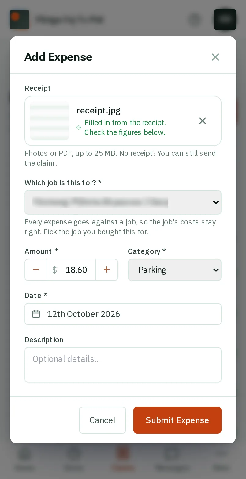 Choose the job