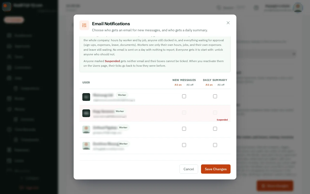 Click Save Changes