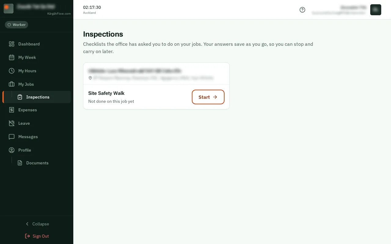 Click Start