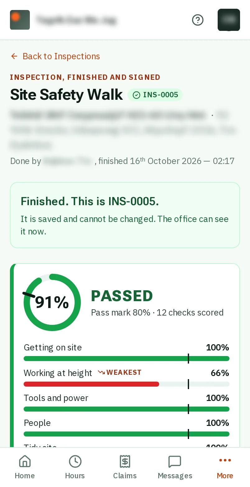 It is done