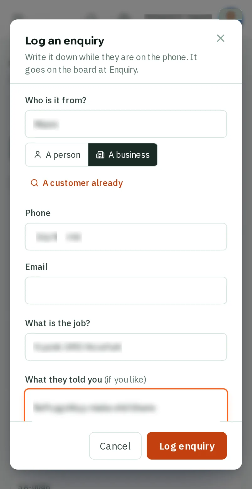 What is the job?