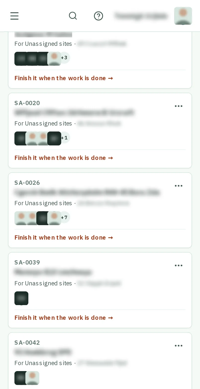 Open the job