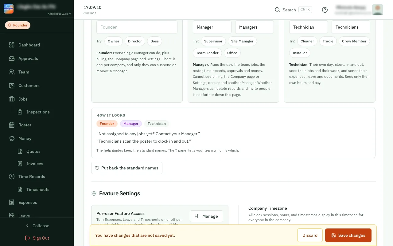 Click Save changes
