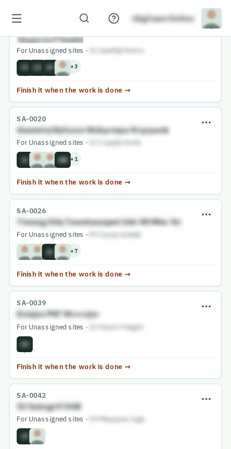 Open a job