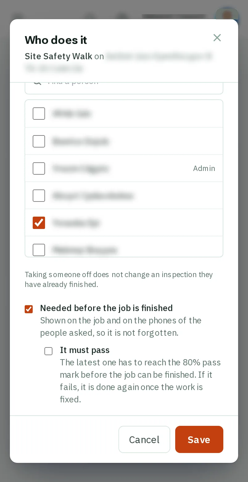 Make it pass before a job is finished