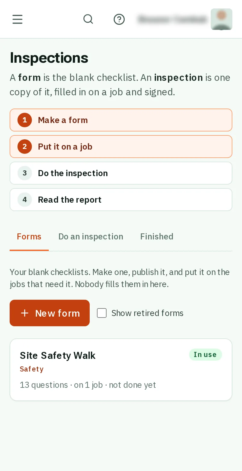 Open a form