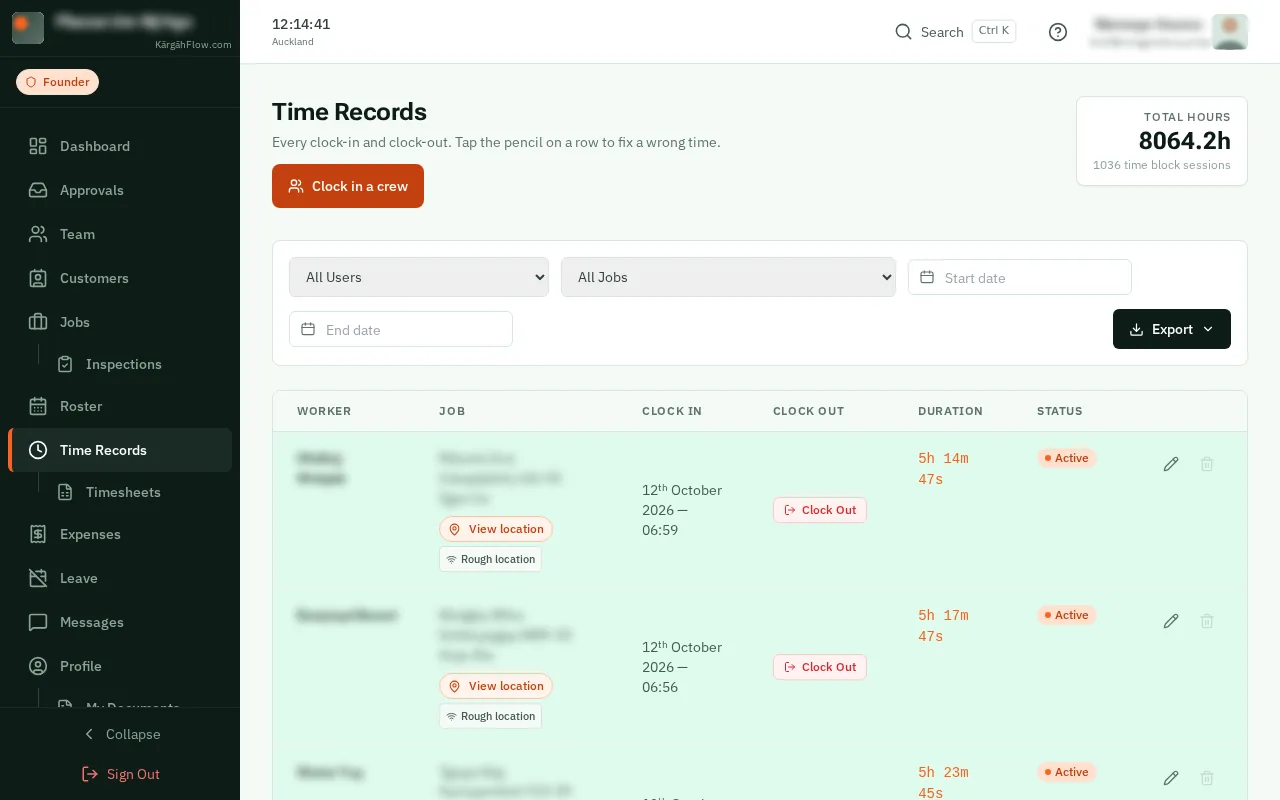Open Dashboard