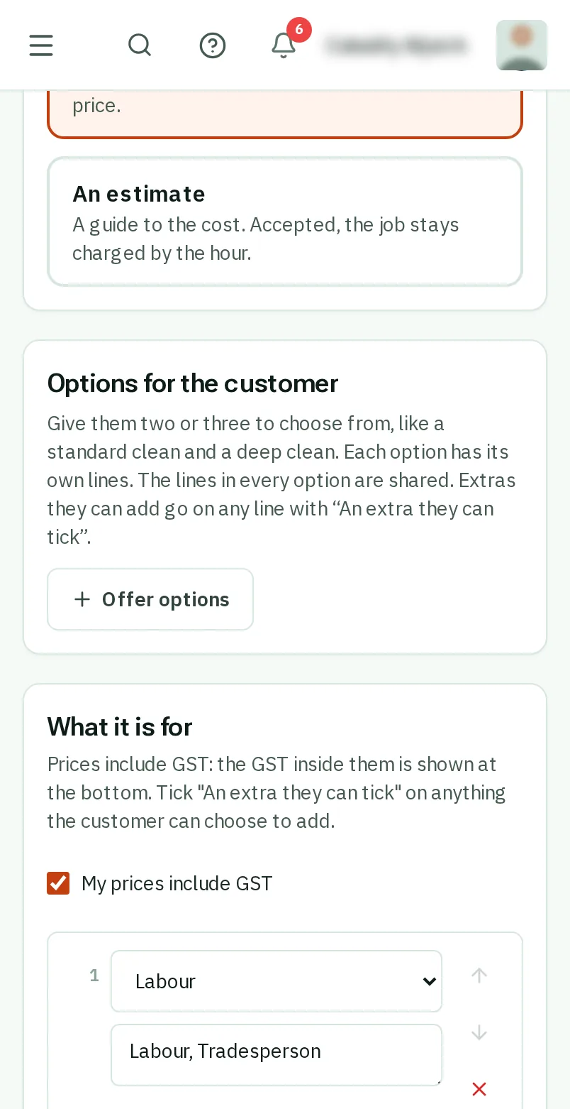 Give them options (if you like)