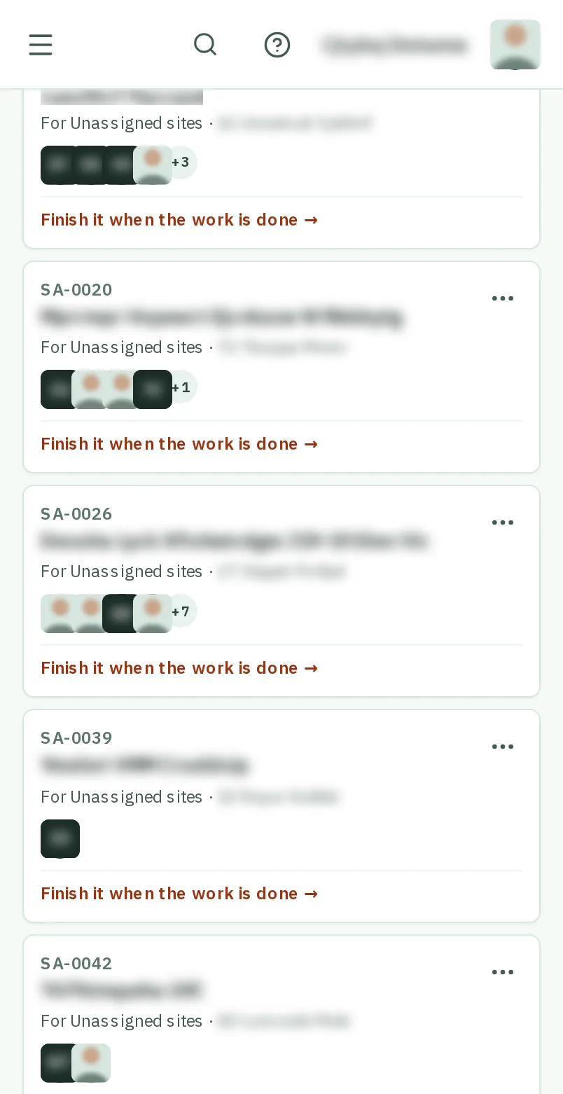 Open the job