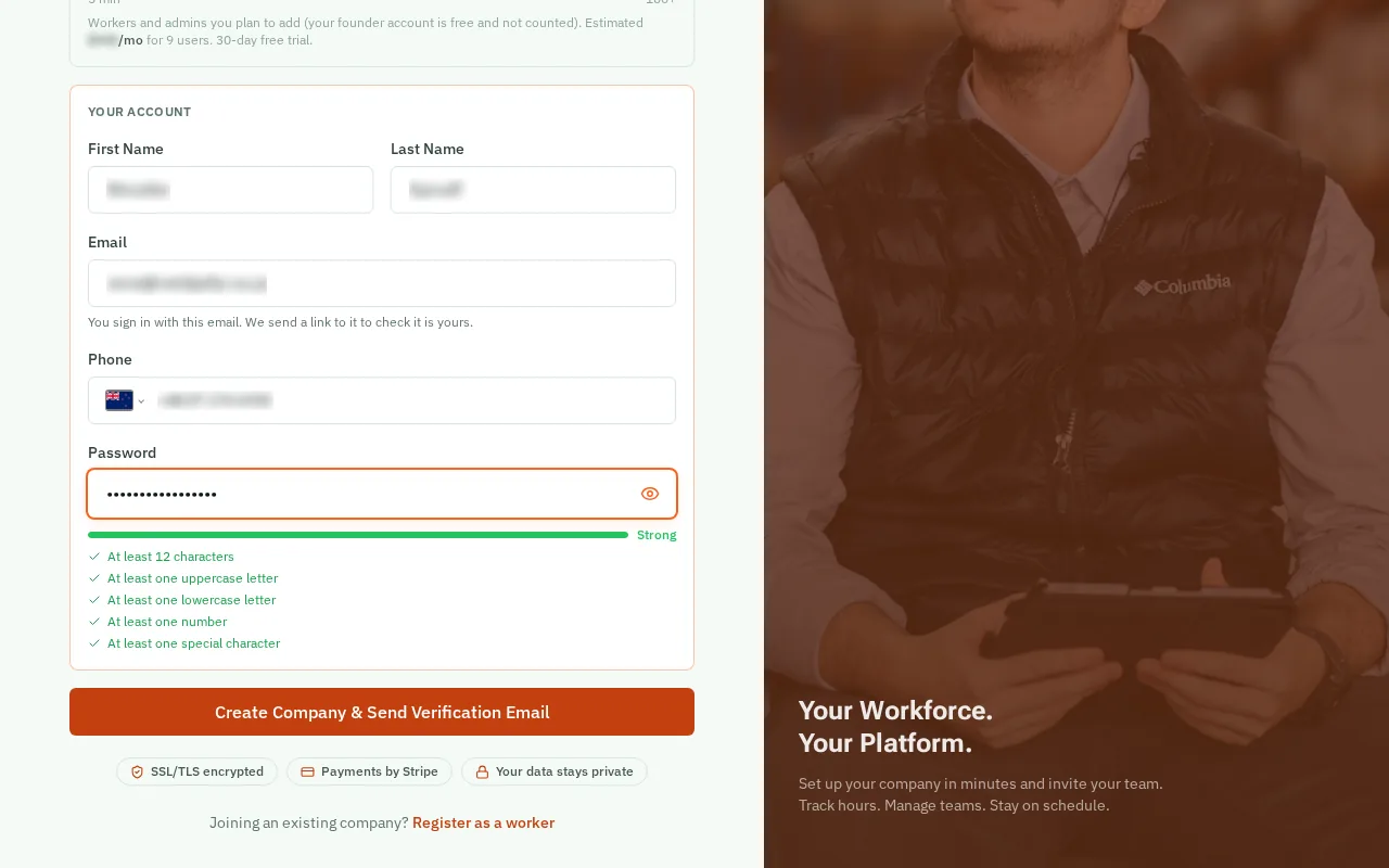 Create your company