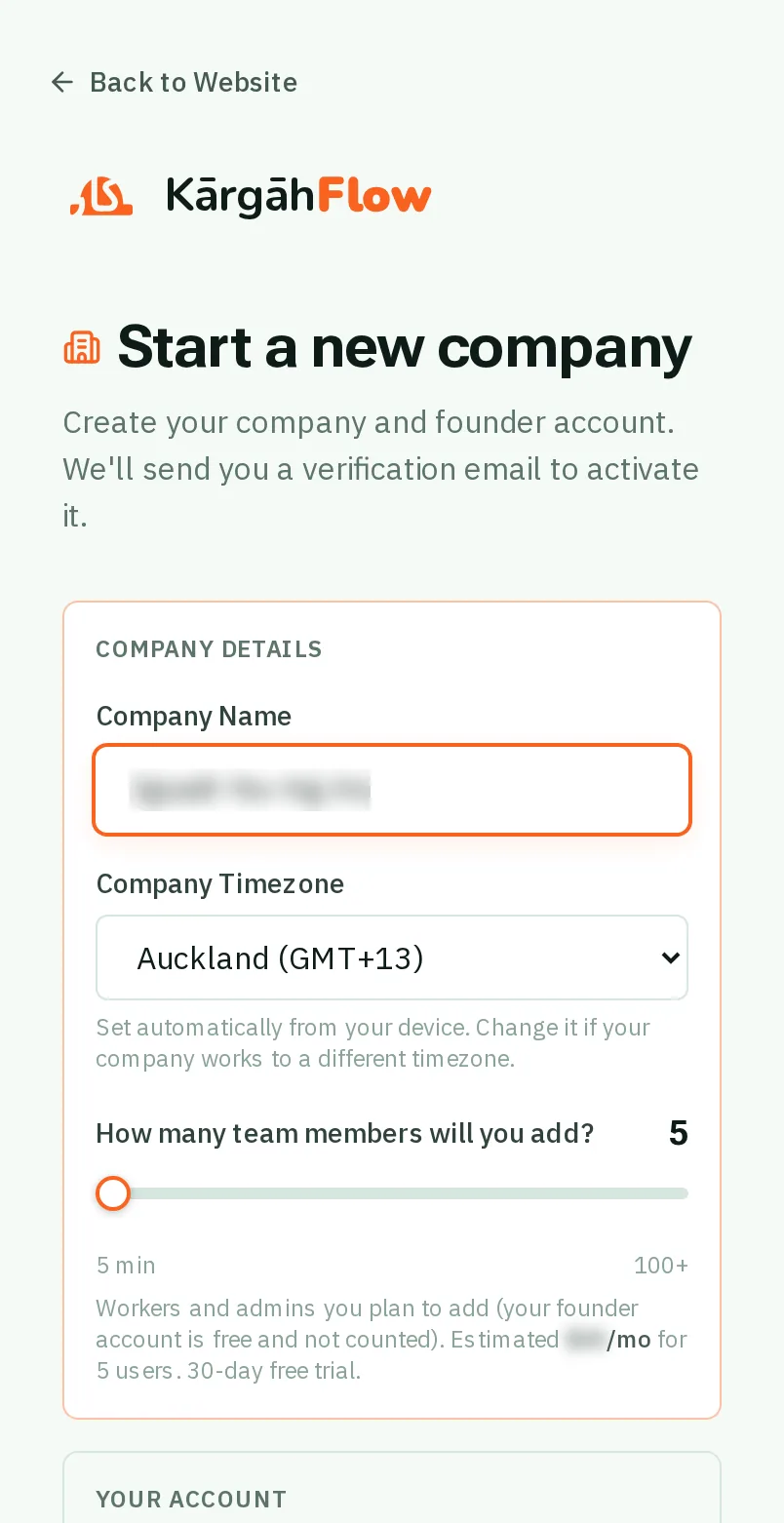 Your company