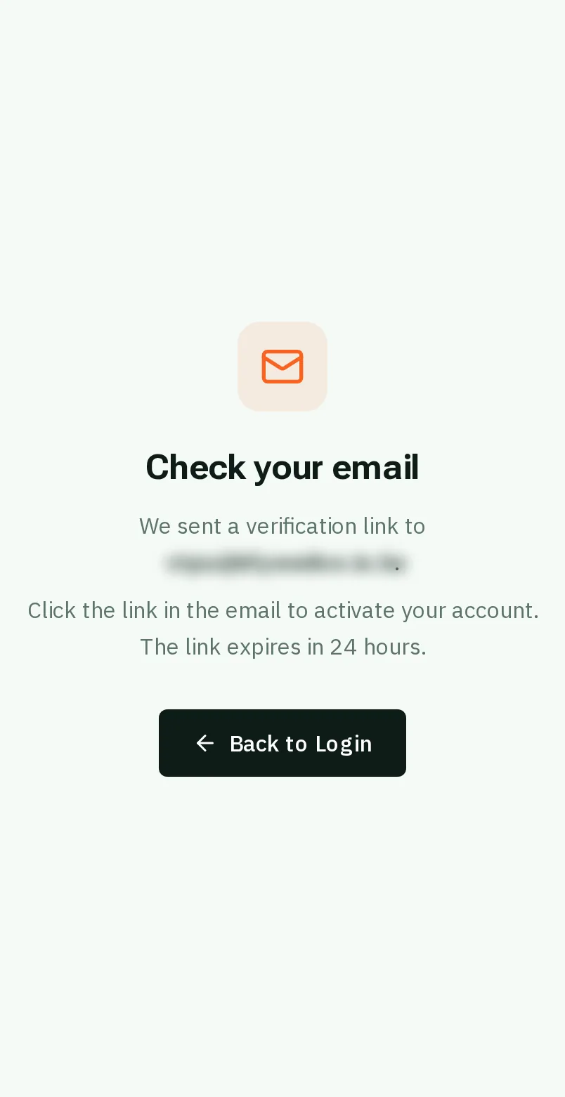 Check your email