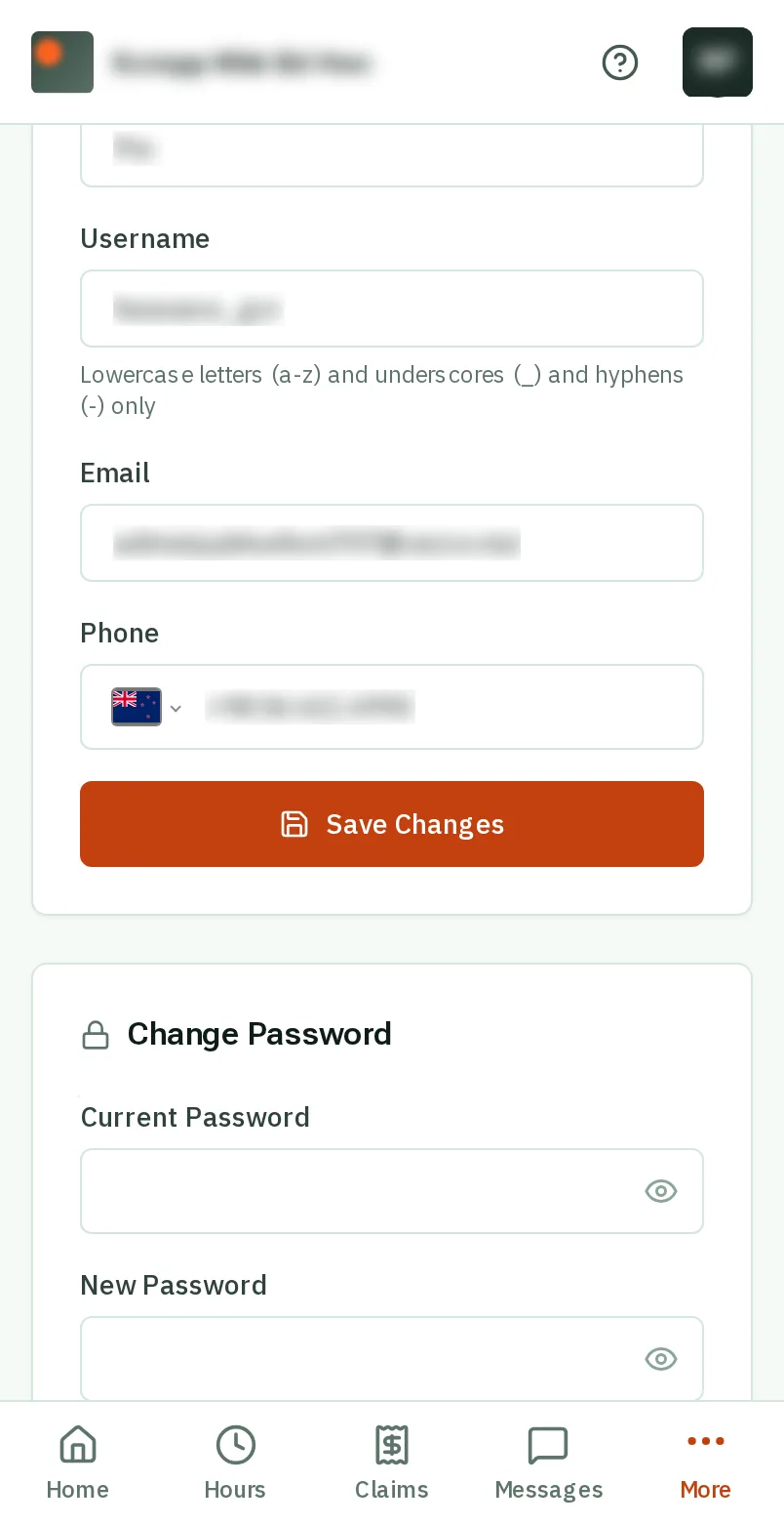Change your password
